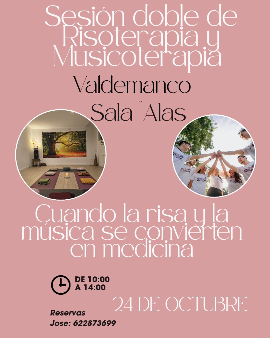Taller Risoterapia y Musicoterapia Sala Alas Valdemanco